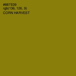 #887E09 - Corn Harvest Color Image